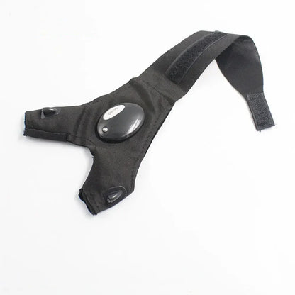 LED-handskar utan fingertoppar – ficklampor på fingrar för fiske & cykel