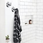 Duschkrokar™ – Sugkrokar i Borstat Nickel för Badrum