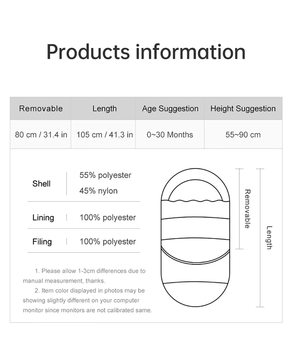 Vinteråkpåse för barnvagn