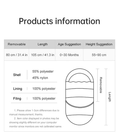 Vinteråkpåse för barnvagn