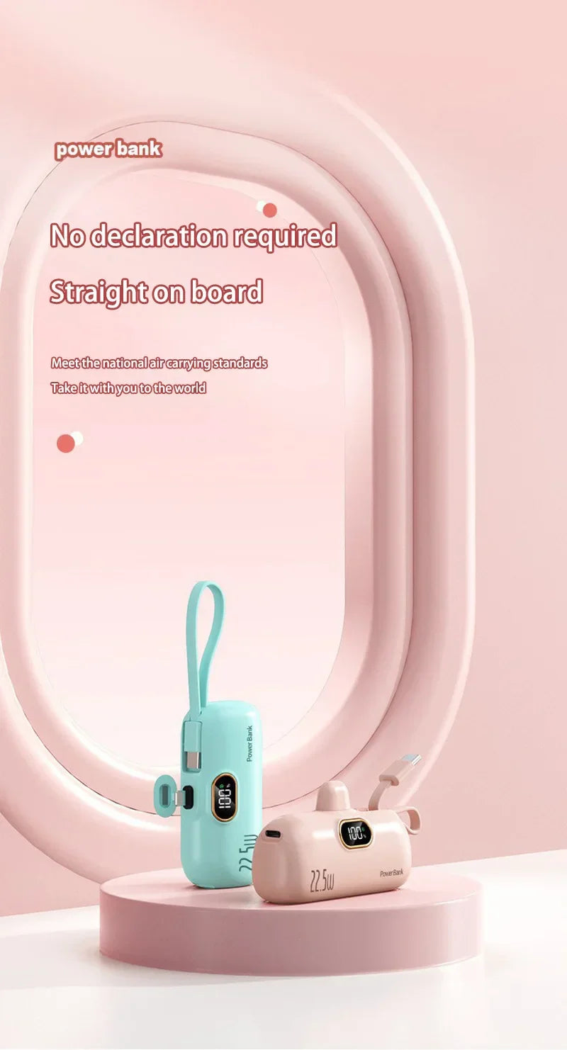 Mini Powerbank 30000mAh – Snabbladdning