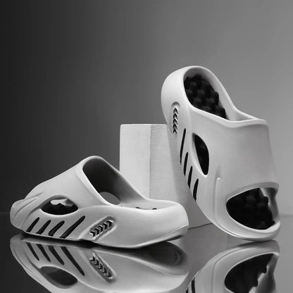 Herrsandaler – halkfria sommar-/badtofflor unisex