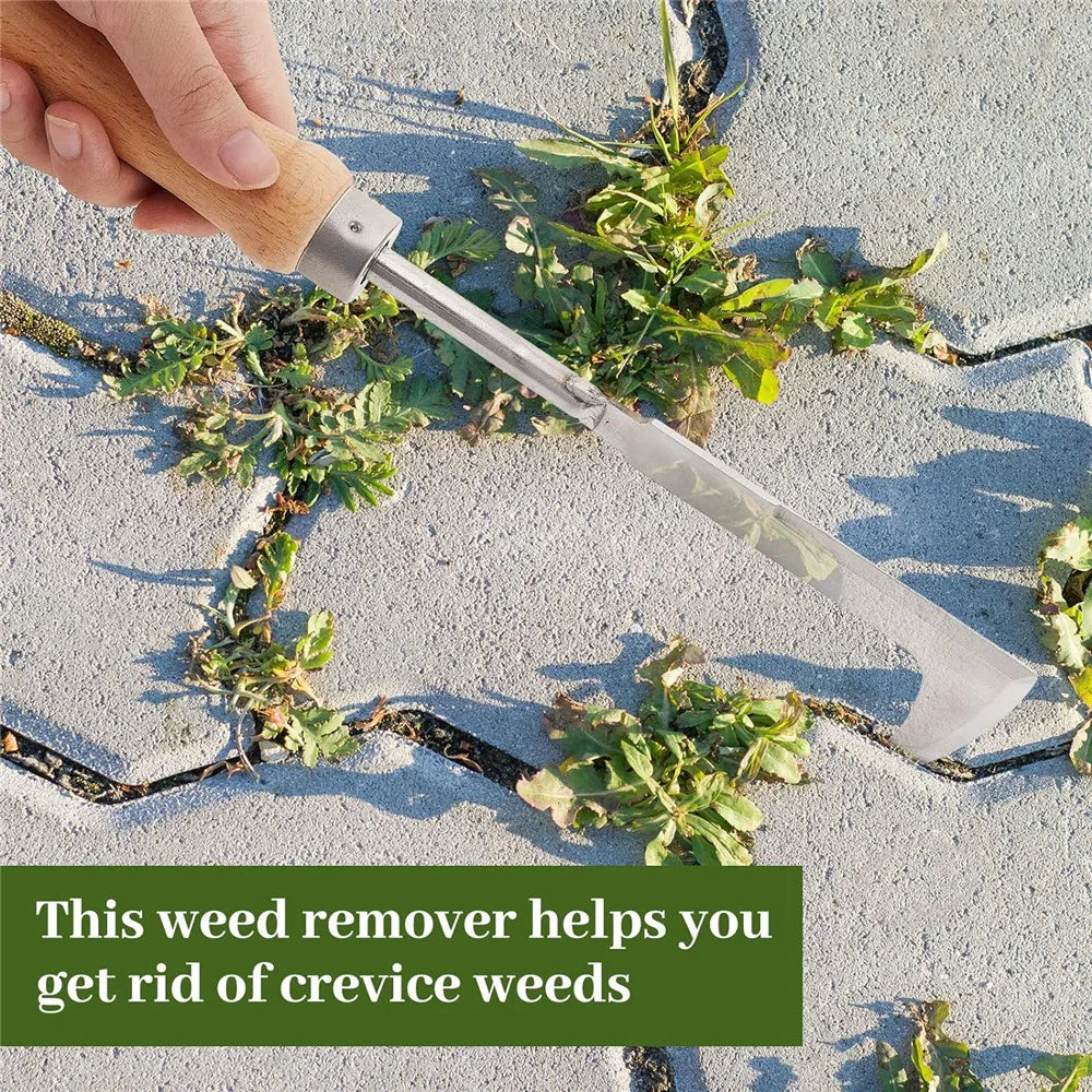 L-formad ogräsrensare – manuellt handverktyg för sprickor & trädgårdsbäddar