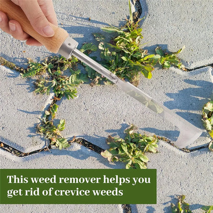 L-formad ogräsrensare – manuellt handverktyg för sprickor & trädgårdsbäddar