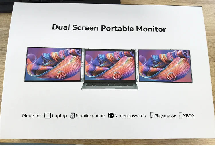 Laptopskärm extender – 14 tum FHD portabel extra skärm