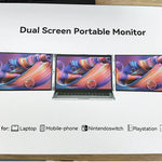 Laptopskärm extender – 14 tum FHD portabel extra skärm