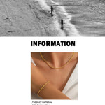 Halsband & armband i silverfärg – tvinnad kedja