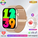 Smartklocka Nova (2,01” AMOLED – sport & hälsa, vattentät)