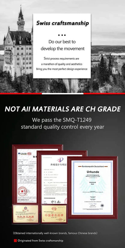 Klocka Karolina (damklocka i stål med kalender & vattenskydd)