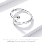 Kärleksring – öppen handdesign