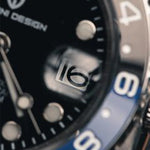 Lyxig herrklocka – mekanisk automat med safirglas