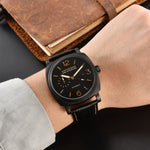 Herreklokke automatisk 46 mm safirglass