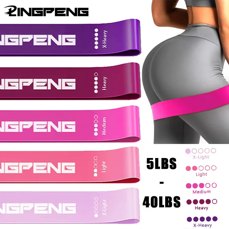 Gummiband träning – motståndsband för styrka, yoga & crossfit