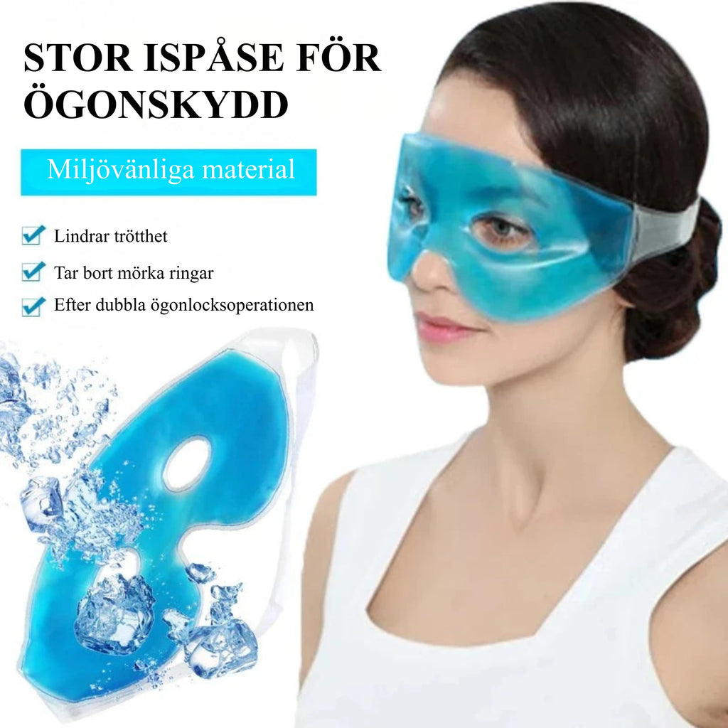 Kjølende øyemaske med gel – Mot mørke ringer og tretthet