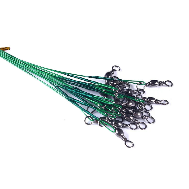 Stålvajer tafsar – starka fiskelinor med snap-lås