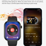 Smartklocka Nova (2,01” AMOLED – sport & hälsa, vattentät)