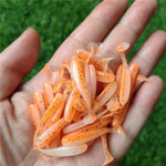 Mikro beten – 50 st mjuka jiggar för abborre & gädda