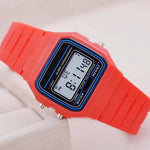 LED militärklocka – sportig digital herrklocka