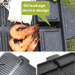 Rektangulär grillplatta – non-stick 32x26 cm för gasolspis