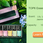 Ultralyd aromadiffuser med LED-flamme