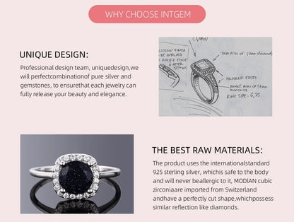 Ring Emilia (färgglad ring med zirkoner – klassisk design)