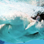 Vattentät Spelare med Hörlurar för Simning