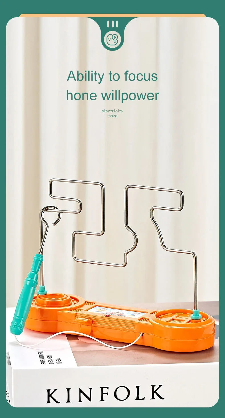 Elektrisk labyrintspill – morsom utfordring med lys og lyd 