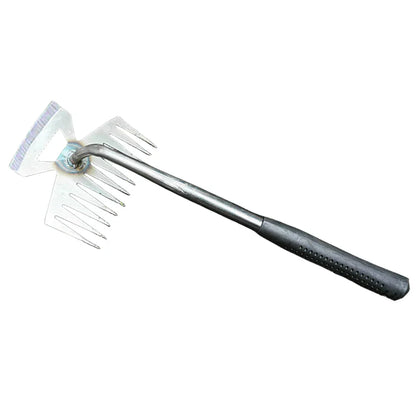 Ogrässkyffel i metall 30 cm – rostfri trädgårdsskyffel för mossa & ogräs