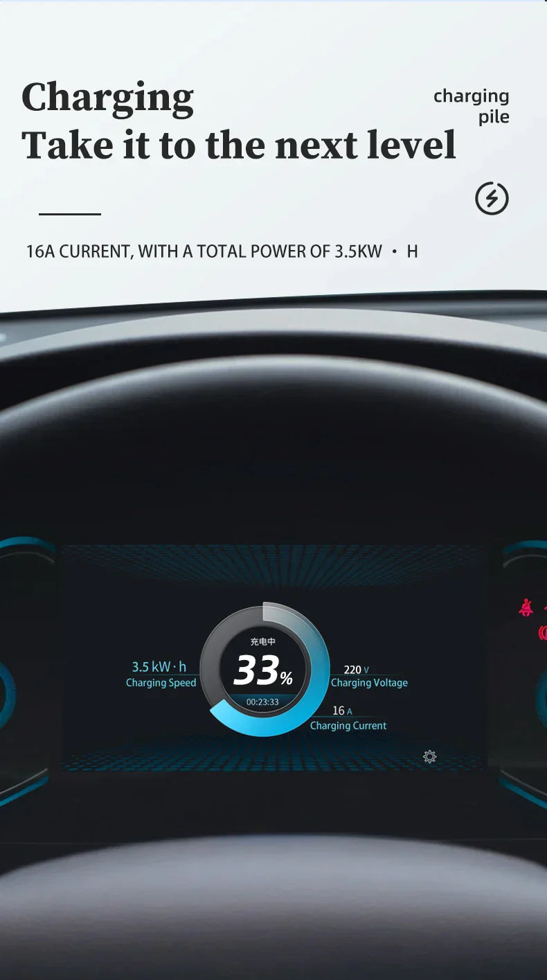 Portabel laddare elbil 3.5kW – EV laddkabel typ 1 & typ 2