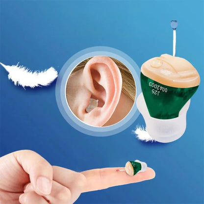 Hörapparat mini – justerbar ljudförstärkare för inneröra