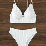 Bikini – push-up brasiliansk bikini med hög midja