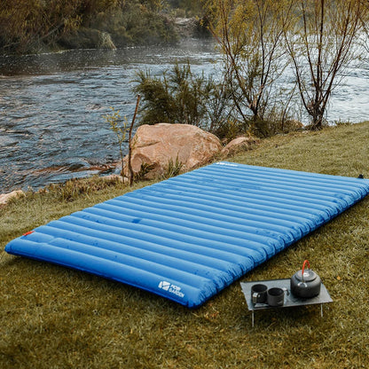 Campingluftmadrass 9cm med Pump