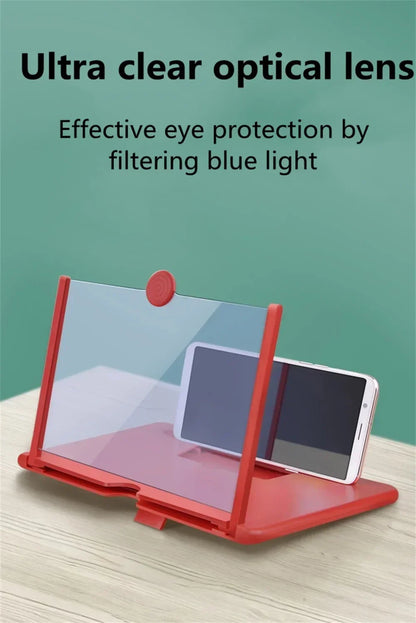 Mobiilinäytön vahvistin sinisen valon suodattimella