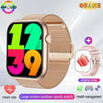 Smartklocka Nova (2,01” AMOLED – sport & hälsa, vattentät)