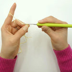 Virknålsset 9 st – ergonomiska virknålar med gummigrepp