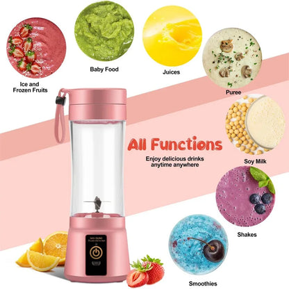 Mini mixer 380 ml – USB laddbar juice- & smoothieblender