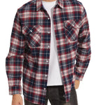 Oversize Herrskjorta – lätt jacka i bomull & flanell med fickor