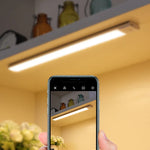 LED skåpbelysning – rörelsesensor nattlampa USB laddbar