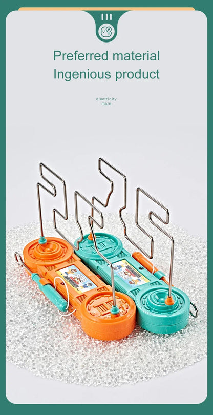 Elektriskt labyrintspel – rolig utmaning med ljus & ljud