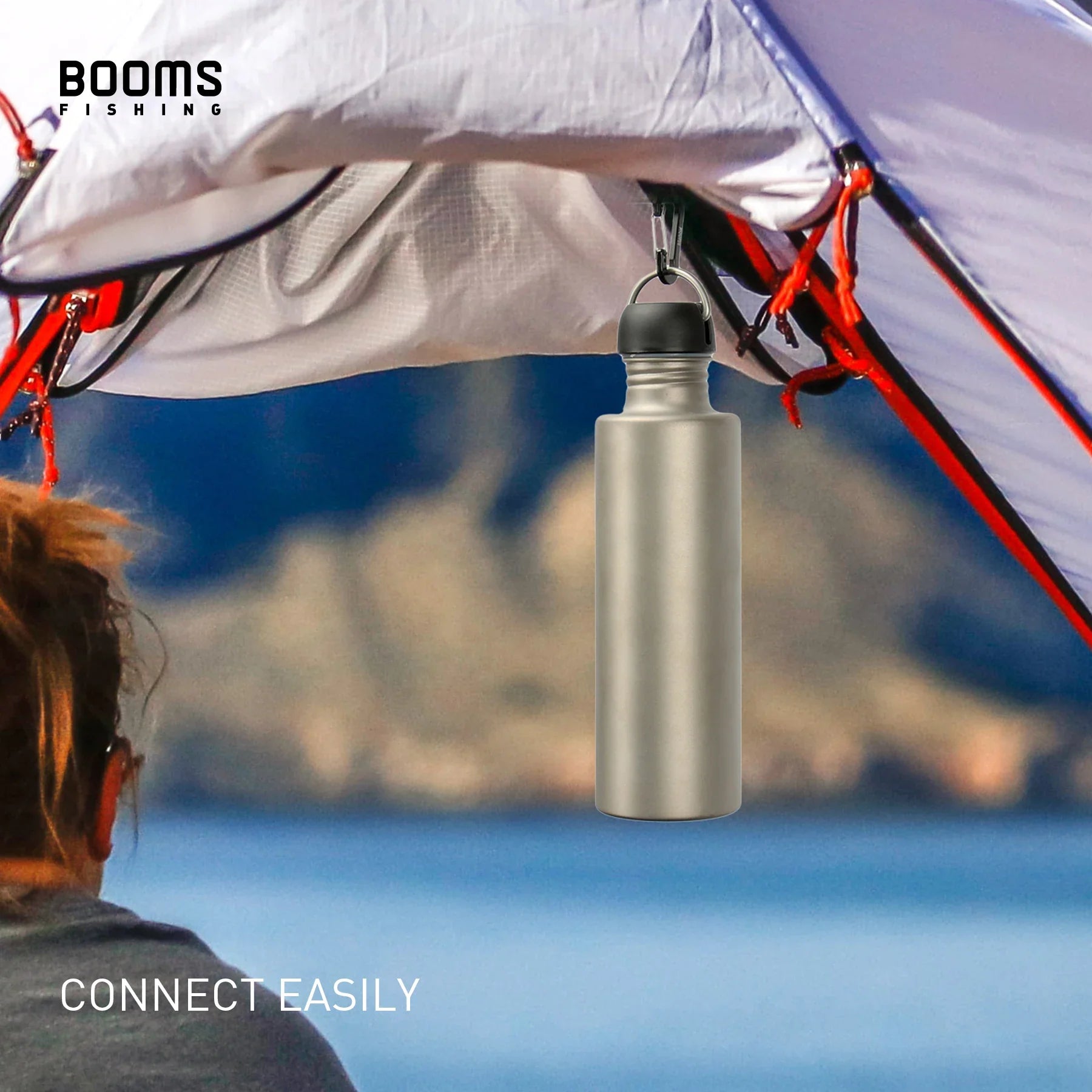 Pienet teräksiset sulkurenkaat – 6 kpl retkeilyyn ja kalastukseen