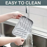 Silikon bricka diskho – tvålfat & droppmatta för badrum/kök