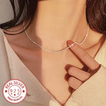 Elegant Smyckeset – halsband & armband i silverlook