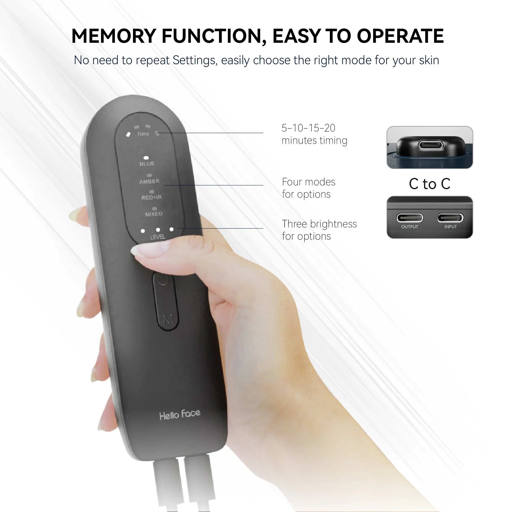 LED mask – rött ljus & infraröd hudterapi