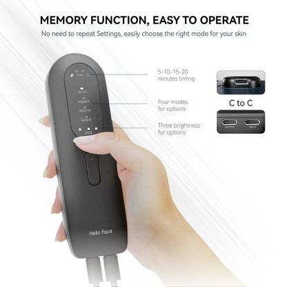 LED mask – rött ljus & infraröd hudterapi