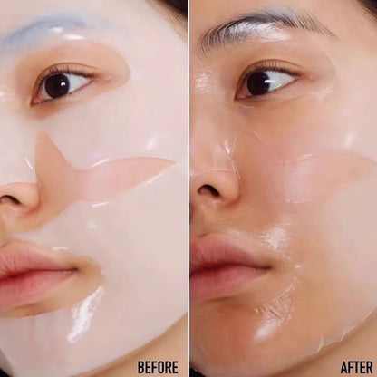KollagenMask™ – 10-pack Anti-Åldrande Ansiktsmasker med Fukt & Lyster