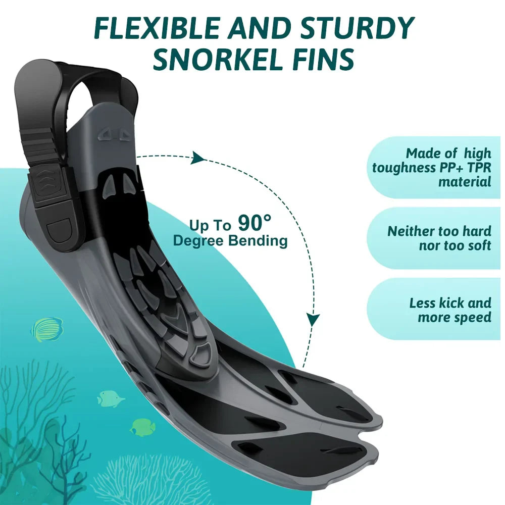 Snorkel Fins™ – Säädettävät aikuisten evät