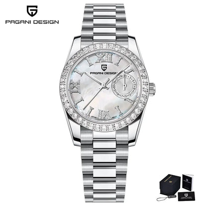 Klocka Lovisa (elegant damklocka 32 mm med safirglas & vattenskydd)