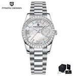 Klocka Lovisa (elegant damklocka 32 mm med safirglas & vattenskydd)