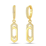 Eleganta örhängen – hoops med stjärnor, månar & pärlor