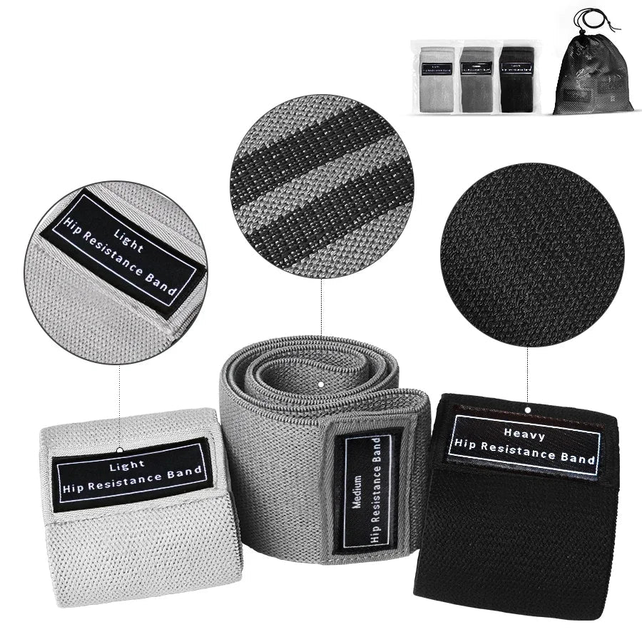 Booty bands träningsband – tygband för rumpa, lår & squats